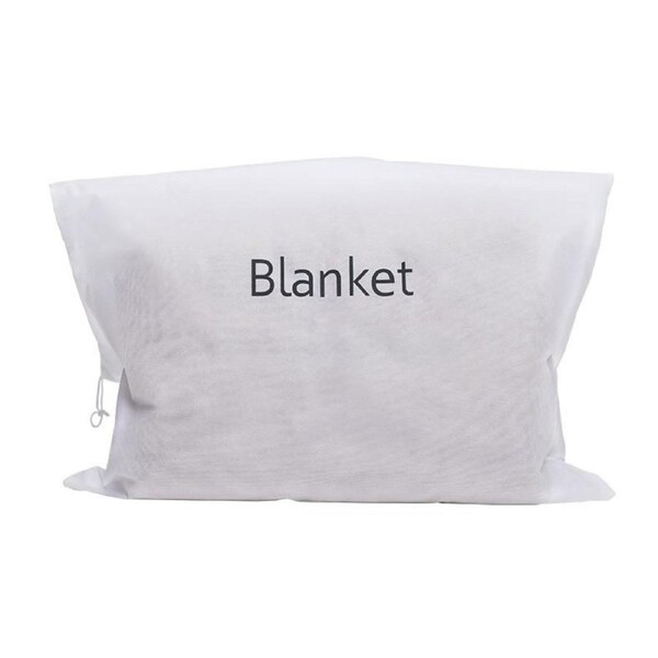 Guest Blanket Storage Bag - White Non Woven