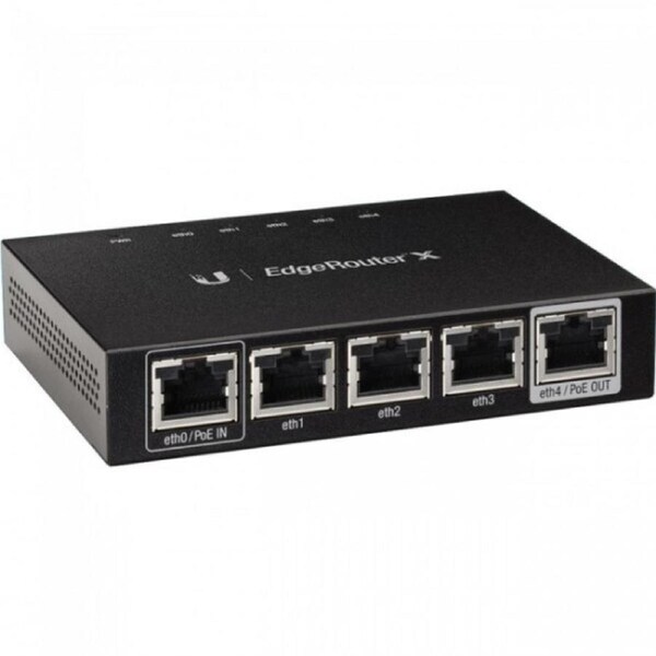 Ubiquiti EdgeRouter X - 5-Port Router w/ 880MHz Dual-Core Processor/256MB RAM
