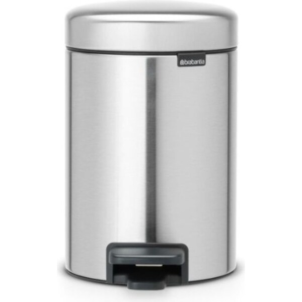 Brabantia newICON 3L Pedal Bin - Matte Steel