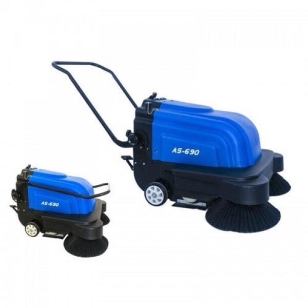 TCS Commercial Battery Floor Sweeper Machine - Walk-Behind