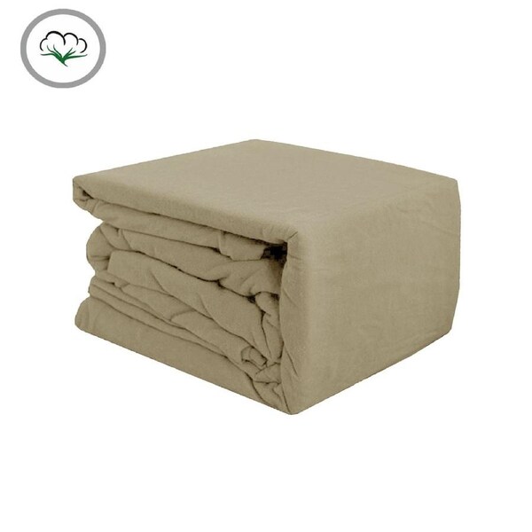 100% Cotton Flannelette Sheet Set Linen Single