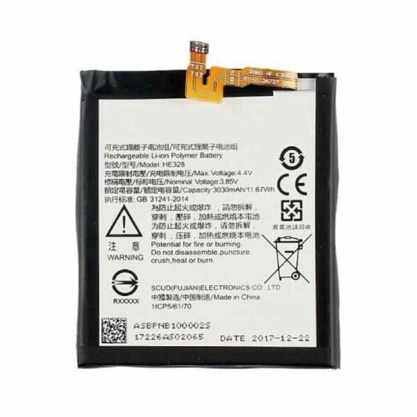 HE328 New Replacement Battery Nokia 8 (TA-1012/1004/1052) HE328 3030mAh OZ