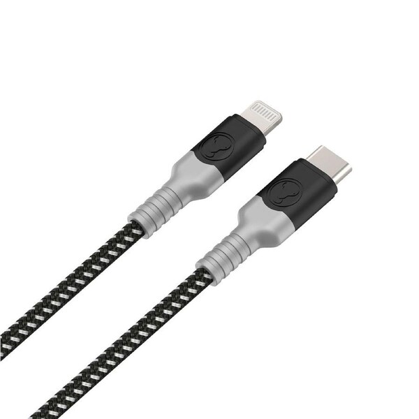 Bonelk 1.2m Charge/Sync USB-C To Lightning MFI-Certified Cable for iPhone BK