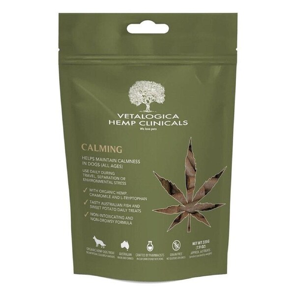 Vetalogica Hemp Clinicals Calming Dog Treats 225g