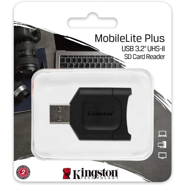 Kingston UHS-II SD Card Reader USB 3.2 Memory Card Reader MLP