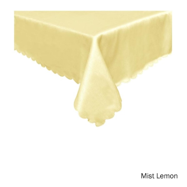 Jacquard Table Cloth Mist Lemon 135 x 180 cm