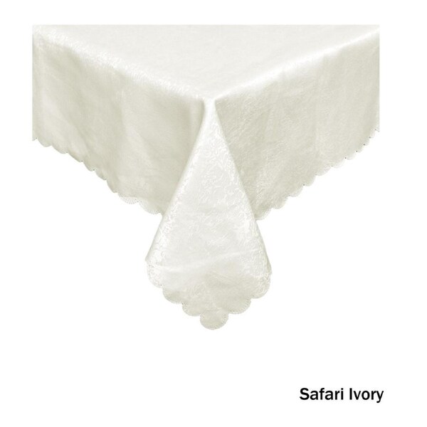 Jacquard Table Cloth Safari Ivory 150 x 220 cm