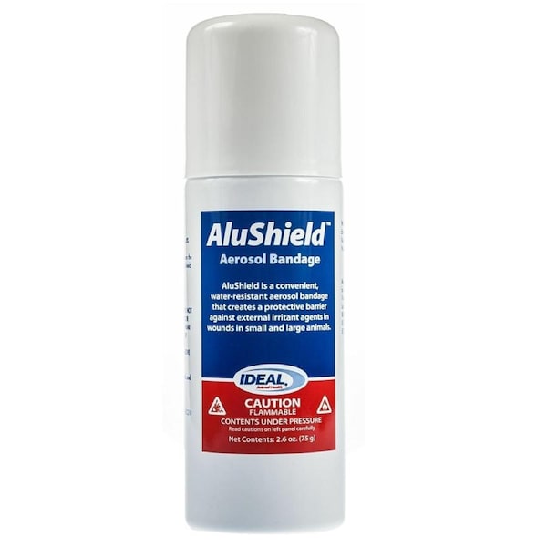 AluShield Water-Resistant Aerosol Bandage for Animals 75g