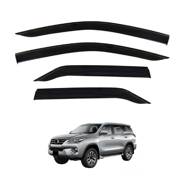 Injection Weather Shields for Toyota Fortuner 2015-Onwards