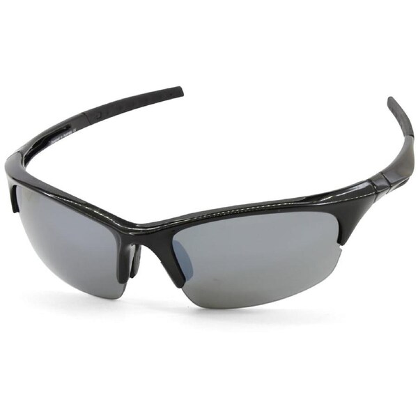 Dirty Dog Sport Ecco Black/Silver Mirror Cycling Sport Sunglasses