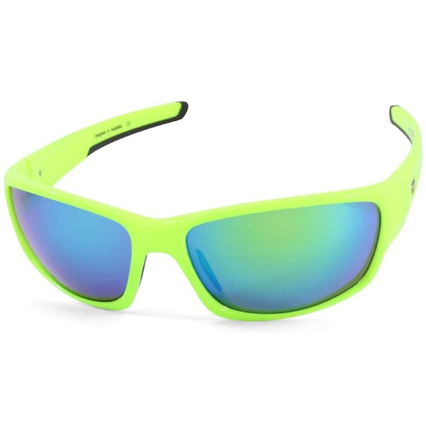 Dirty Dog Sport Chain Fluro Green/Fusion Mirror Sport Sunglasses