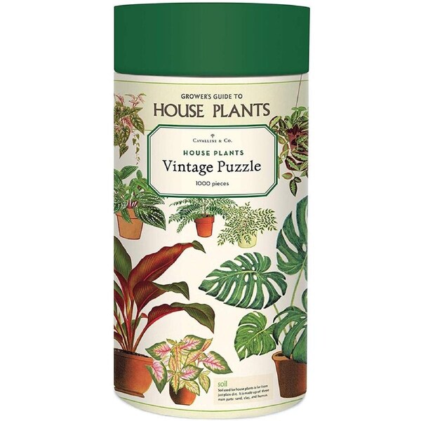Cavallini - House Plants Puzzle 1000pc