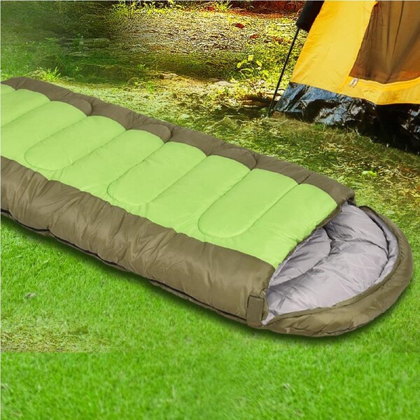 Mountview Sleeping Bag Outdoor Camping Single Bags Hiking Thermal -20? Winter Green