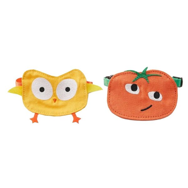 Petkit Adjustable Wedding/Party Cat Dog Bow Tie Collar Chicken & Persimmon Set