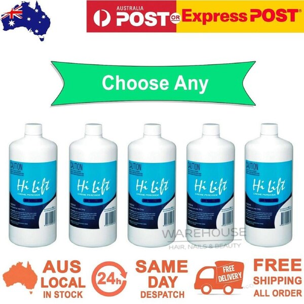 Hi Lift Peroxide 1 Litre Hair Colouring Dye Tint Developer Colour - Choose Any
