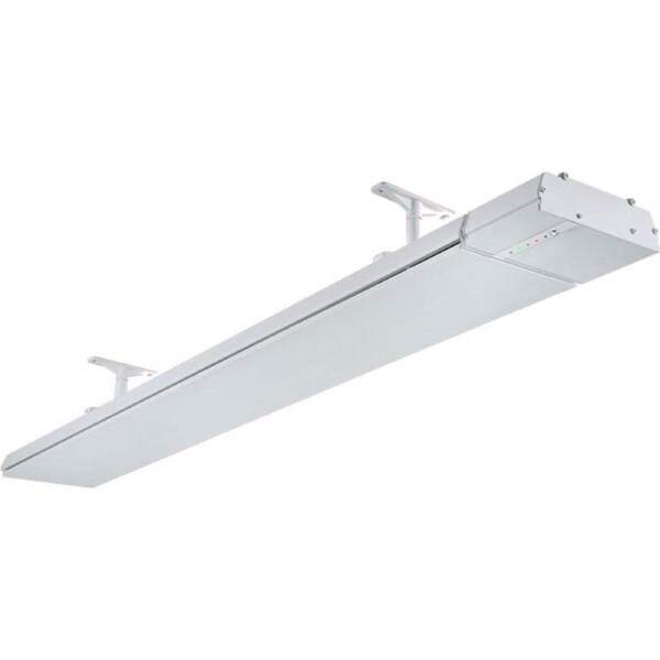 Heatstrip Elegance 2400W Outdoor Alfresco Radiant Strip Heater in Off White with Remote