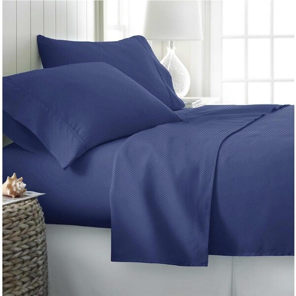 Ramesses 2000TC Bamboo Embossed 2000TC Sheet Sets King Single / Silver