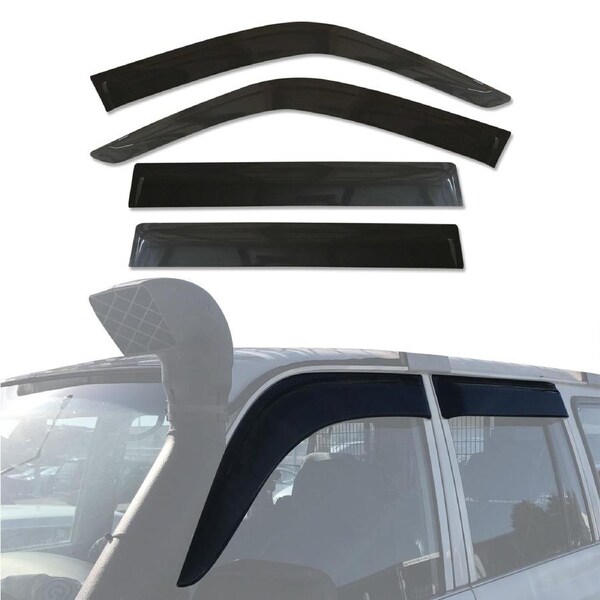 Weather Shields for Toyota Land Cruiser 80 Series 1990-1998