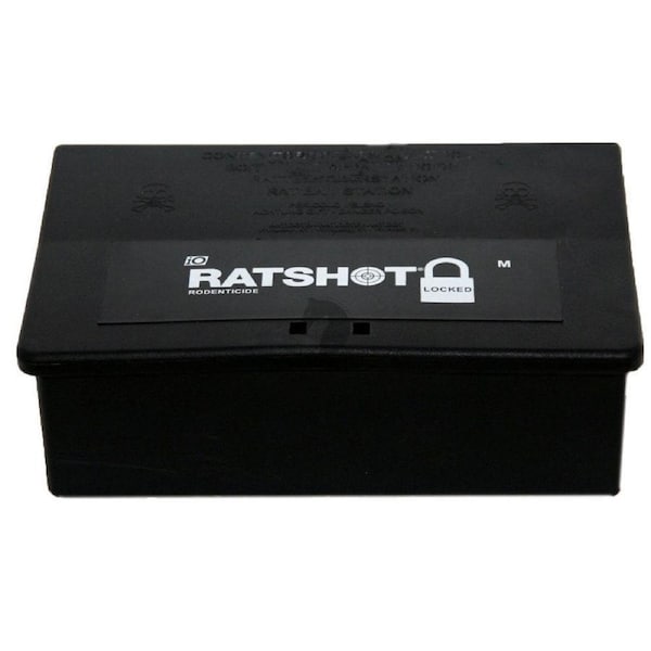 Freezone Ratshot Rat Mice Poison Bait Station Tamper Resistant Locked Medium