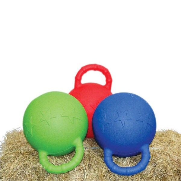 Horseplay Star Ball With Handle Self Inflating Horse Dog Ball
