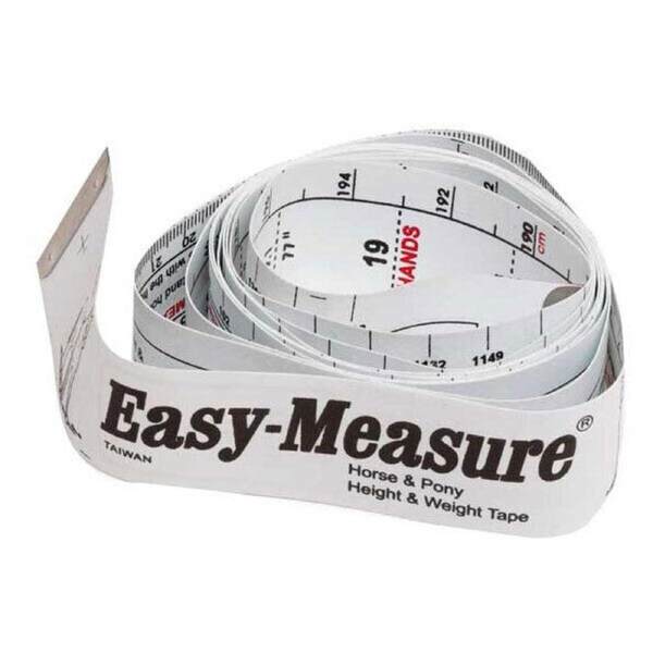 Horse Pony Weight+Height Tape Measure Wormer Over/Under Weight Stables