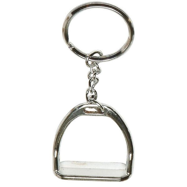 Key Ring - English Stirrup Silver Key Chain