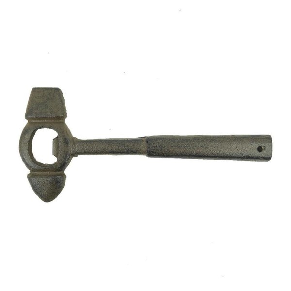 Mr Gecko Hammer Cast Iron Hand Made Bottle Opener