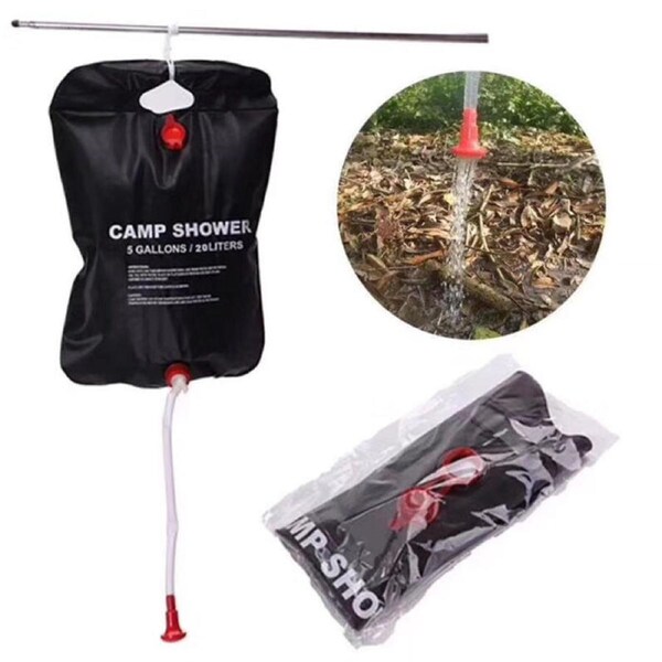 Catzon 20L Portable Outdoor Shower Bag Camp Shower Bag RH53