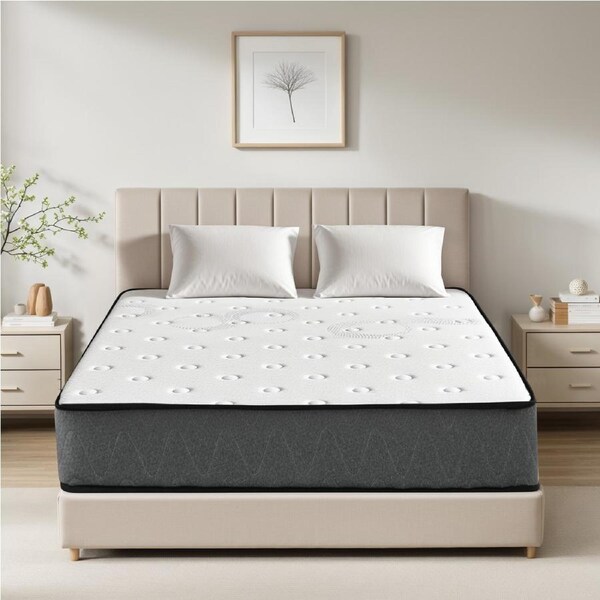 Advwin Mattress Double Size High-Rebound Spring Medium Firm 18cm