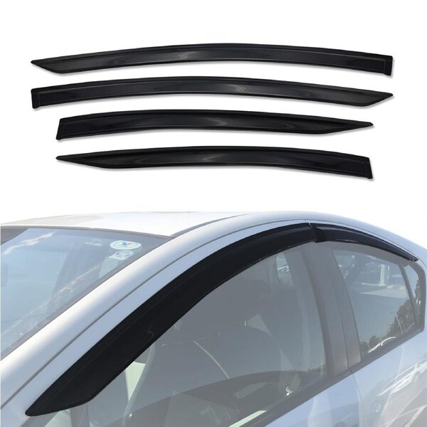 Luxury Weather Shields for Toyota Prius C 2012-2021