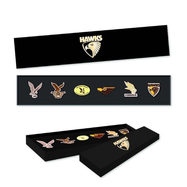 Hawthorn Hawks Pin Set Gift Box