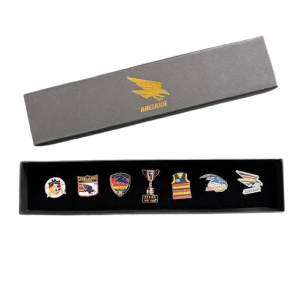 Adelaide Crows Pin Set Gift Box
