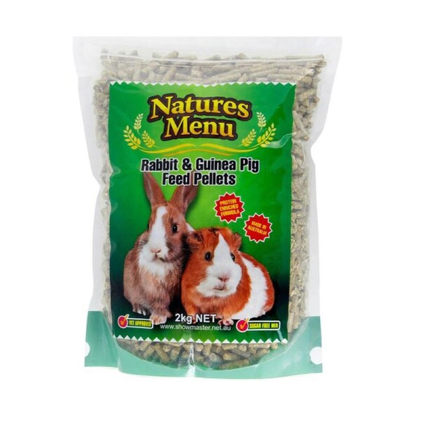 Natures Menu Rabbit & Guinea Pig Feed Pellets 2kg