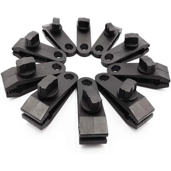 25x Tarp Clips Hangers Thumb Screw Camping Tent Awning Canvas Clamps Lock Grip