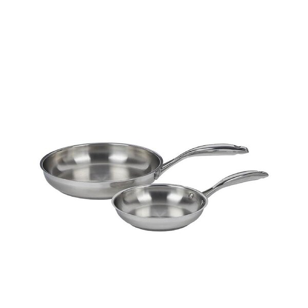 Swiss Diamond Premium Steel Induction 2 Piece Frying Pan Set 20 & 20x4cm