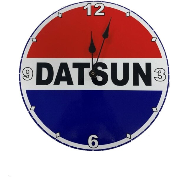 Datsun 240z 260z 1200 Ute Auto Parts Metal Clock Sign