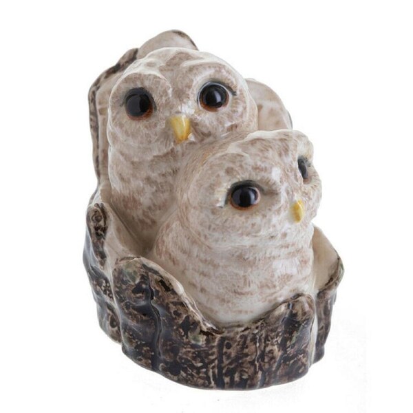 John Beswick - Bird Owl Chicks Figurine 6cm