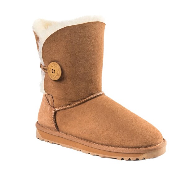 Ugg Classic Short Button Boots (Water Resistant) Ozwear Ugg EU38 / AU8L / 240-245mm / BLACK
