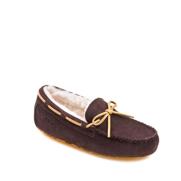 Ugg Romy Ladies Moccasin (Inner Wedge) Ozwear Ugg EU40 / AU10L / 255mm / CHESTNUT