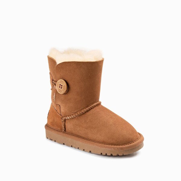 Ugg Kids Ugg Button Boots (Water Resistant) Ozwear Ugg EU33 / AU13/1 / 200mm / CHESTNUT
