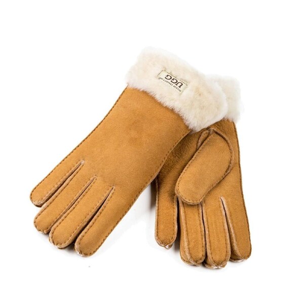 Ugg Turn Cuff Glove Ozwear Ugg M / CHESTNUT