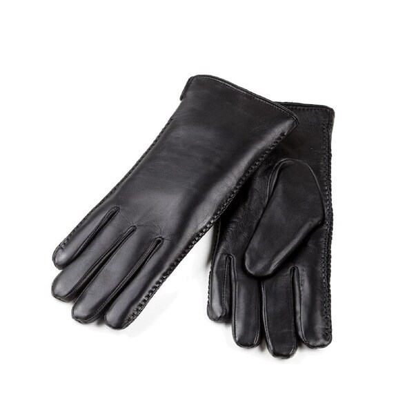 Ugg Ladies Nappa Glove Ozwear Ugg L / DARK CHOCOLATE