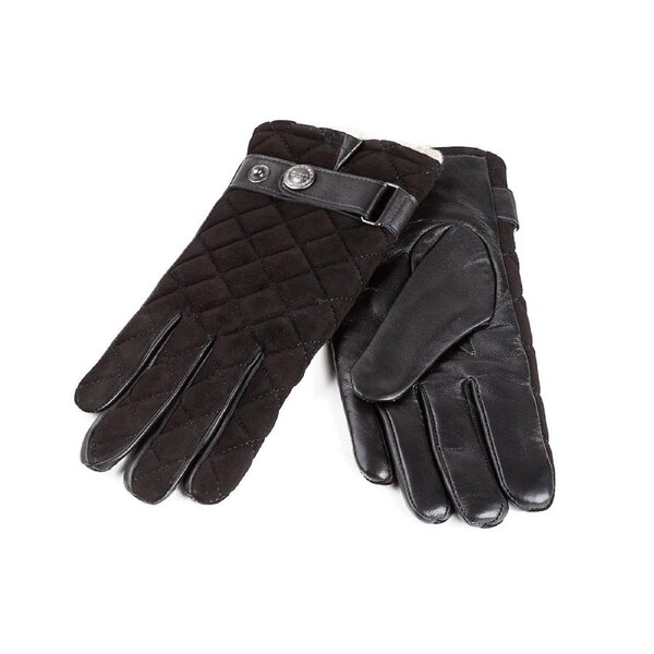 Ugg Ladies Quilted Ts Glove Ozwear Ugg M / CHOCOLATE