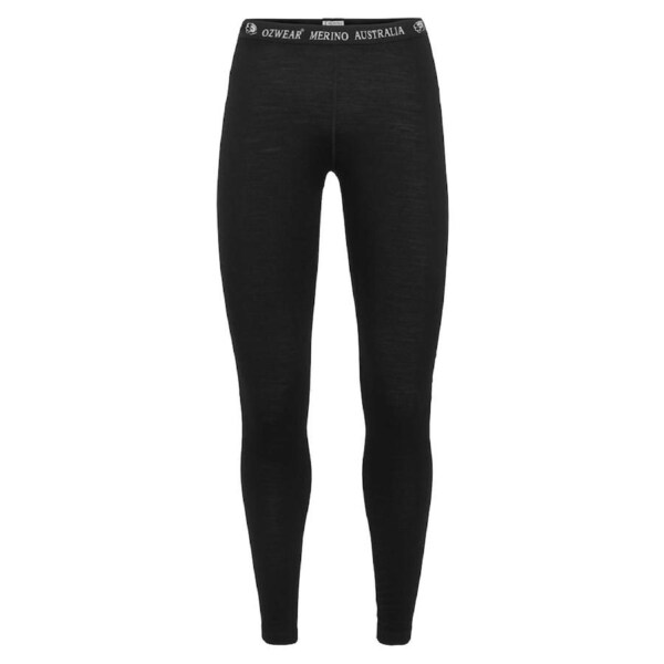 Women's 200 100% Merino Wool Leggings (Black, Xs) Ozwear Ugg S / BLACK