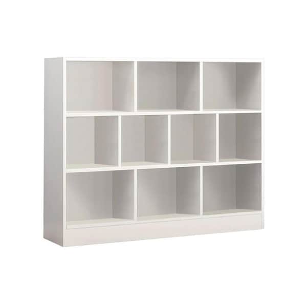 Foret Bookshelf Bookcase Display Shelves Storage Stand Rack Stand Bookcase White 140cm