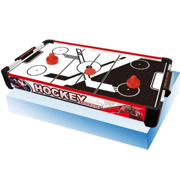 Wooden Mini Air Hockey Table Game Kids Toy Gift Compact Desktop Arcade Set