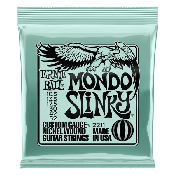 Ernie ball 2211 Mondo Slinky 10.5-52 Electric Guitar Strings