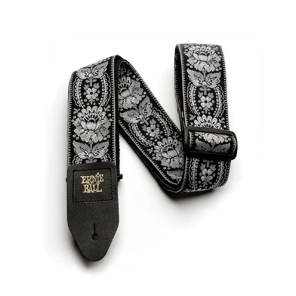 Ernie Ball Silver Orleans Jacquard Strap