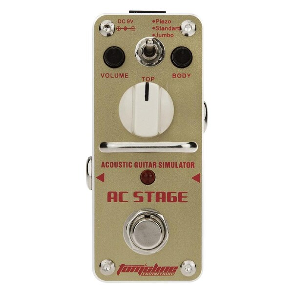 Toms Line AAS-3 Mini Acoustic Guitar Pedal for Stage Use