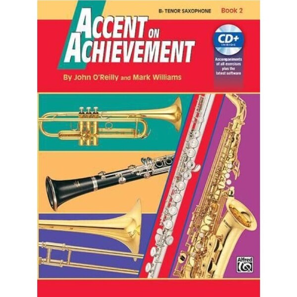 Accent on Achievement Book 2 for Bb Tenor Sax with CD